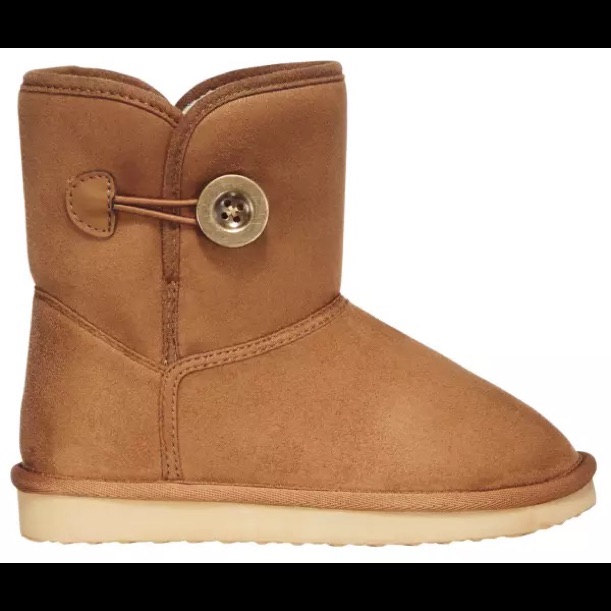 Nwt Girl Size 7y (European Size 40) Dsg Winter Lodge Boots With Buckle Chestnut